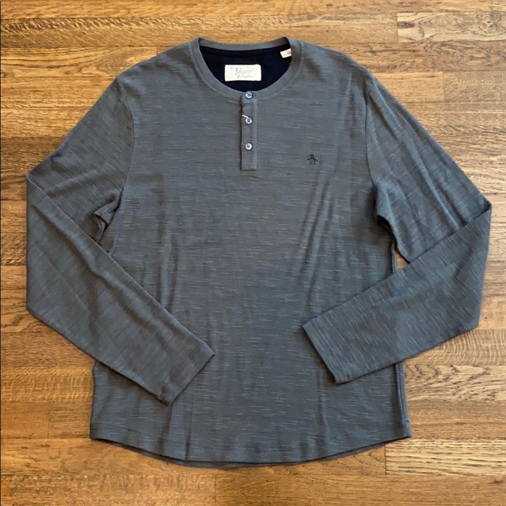 Original Penguin Grey Men’s Henley